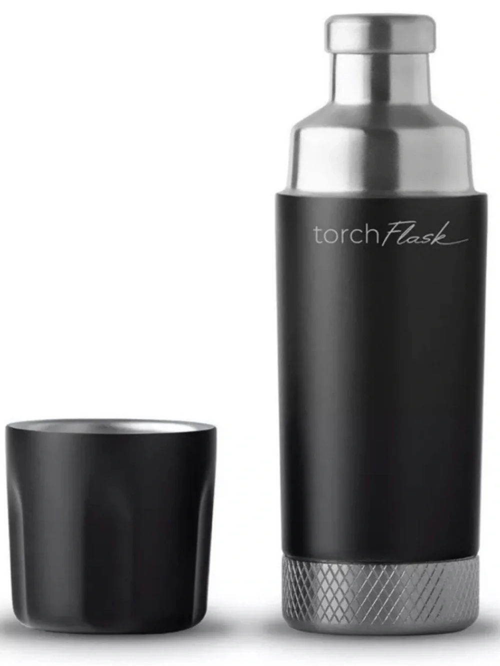 High Camp Torch Flask Special Edition, Stainless Steel Onyx Black, 6oz Brand New